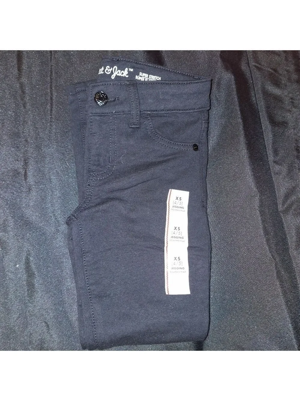 Cat & Jack Black Skinny Jegging Pants XS 4/5